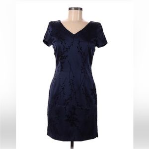 Donna Ricco Emboldened Floral Cocktail Midi Dress